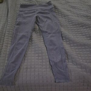 Constantly Varied Gear Full Length Ribbed Navy Leggings